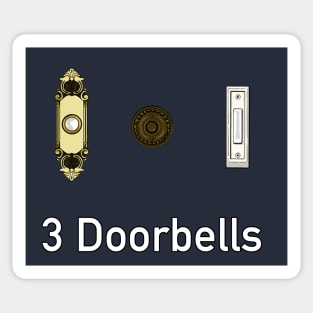 3 Doorbells Sticker